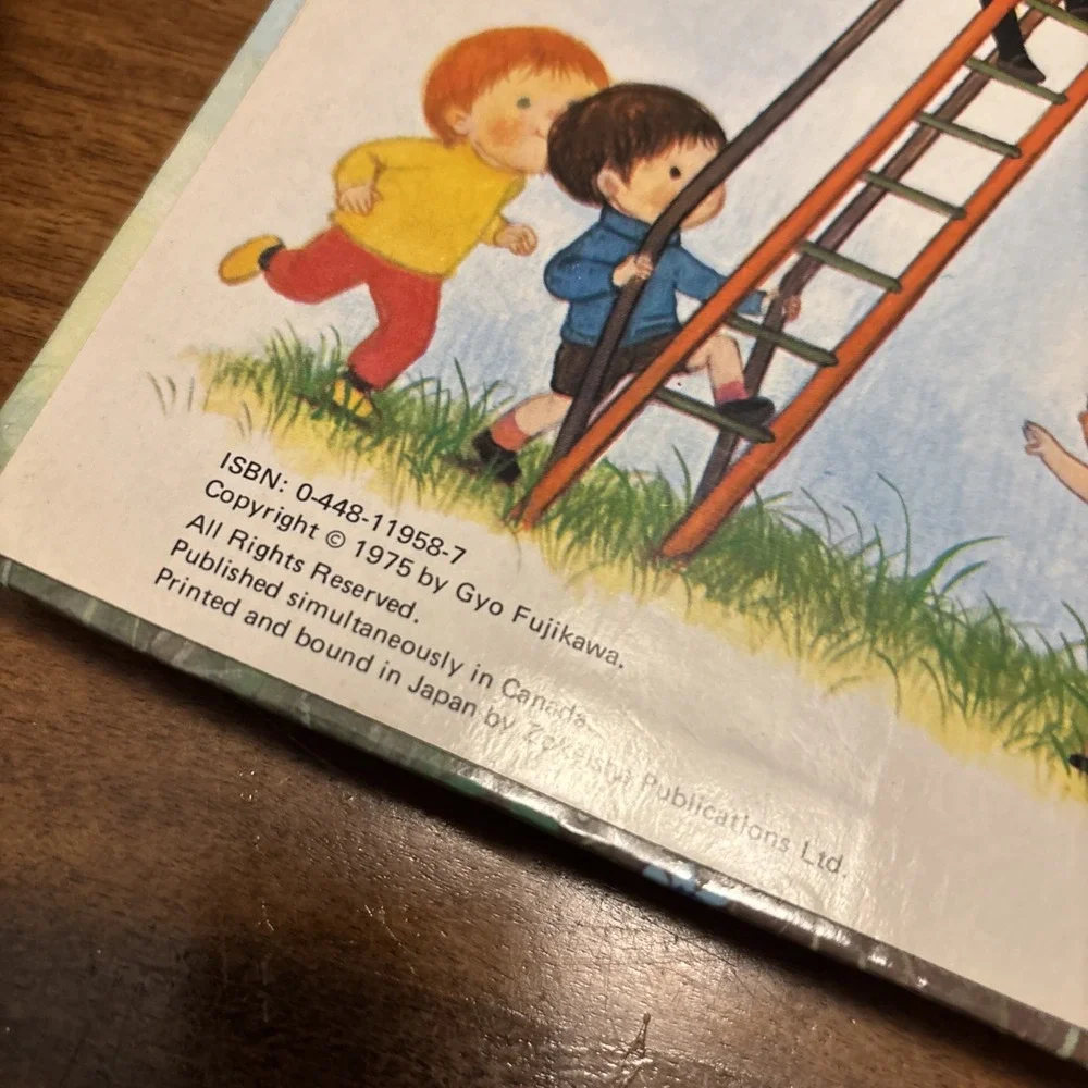 Lot of 3 Vintage 1970's  GYO FUJIKAWA Children's Board Books Eat, Garden, Play